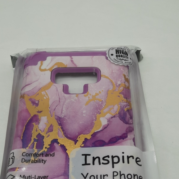 Galaxy Note 9 Cell Phone Case 360 Shockproof Protection Purple - Picture 3 of 5